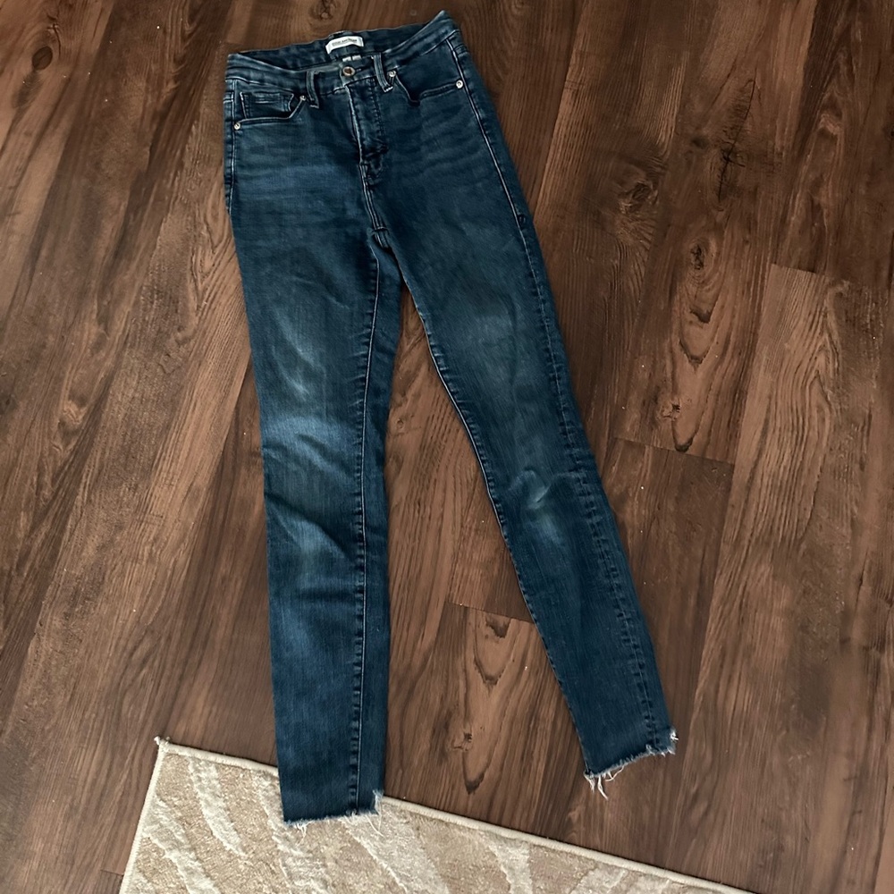 Good American good legs skinny jeans